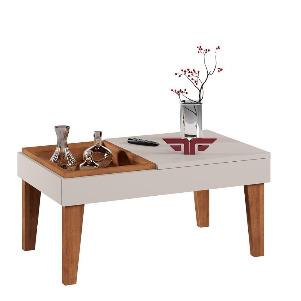 Mesa De Centro Lisy - Off White-matte