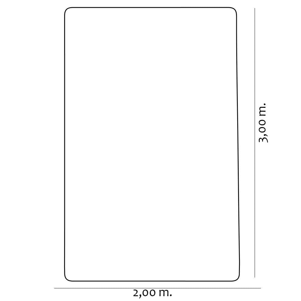 Tapete Para Sala de Estar New Bouclê 2,00x3,00 Vulcan - Tapetes São Carlos