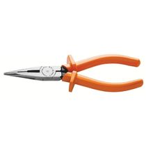 Alicate de Ponta Meia Cana Isolado 6" Cortar Fio Tramontina Pro Ferramenta Profissional Eletricista