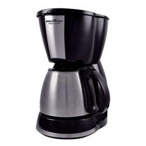 Cafeteira 15 Xícaras com Jarra Inox Britânia 15 TEMP Preta e Prata 127V