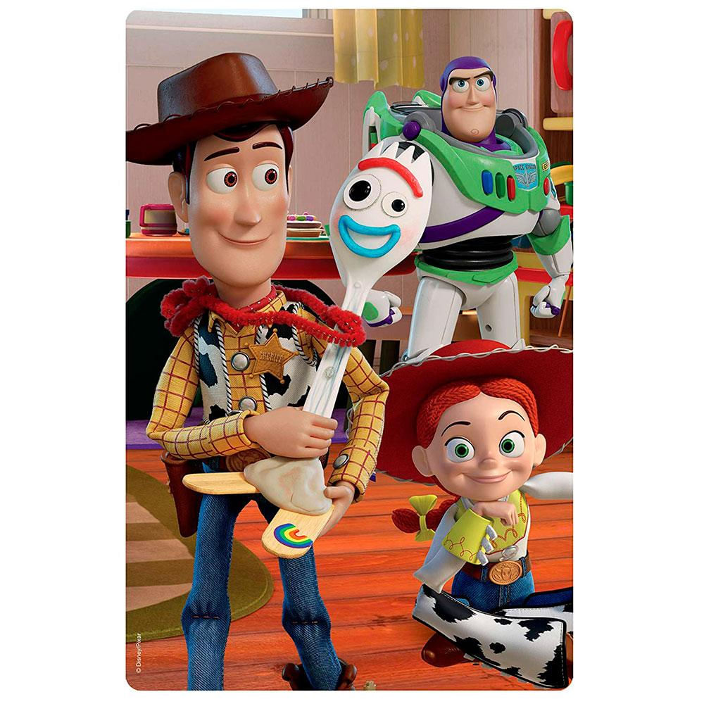 Quebra Cabeça Encapado Toy Story 4 100 Peças - Toyster