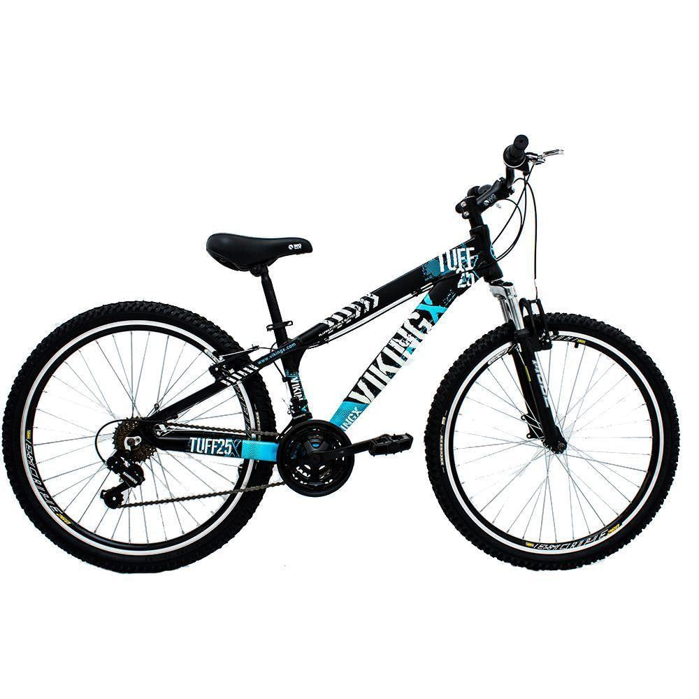 Bicicleta VikingX TUFF25 Freeride Aro 26 Preto Azul Vikingx