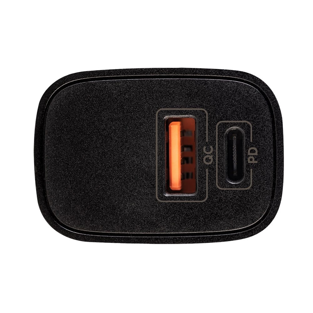 Fonte Turbo Preto / Carregador Elétrico Bivolt com Cabo Tipo C