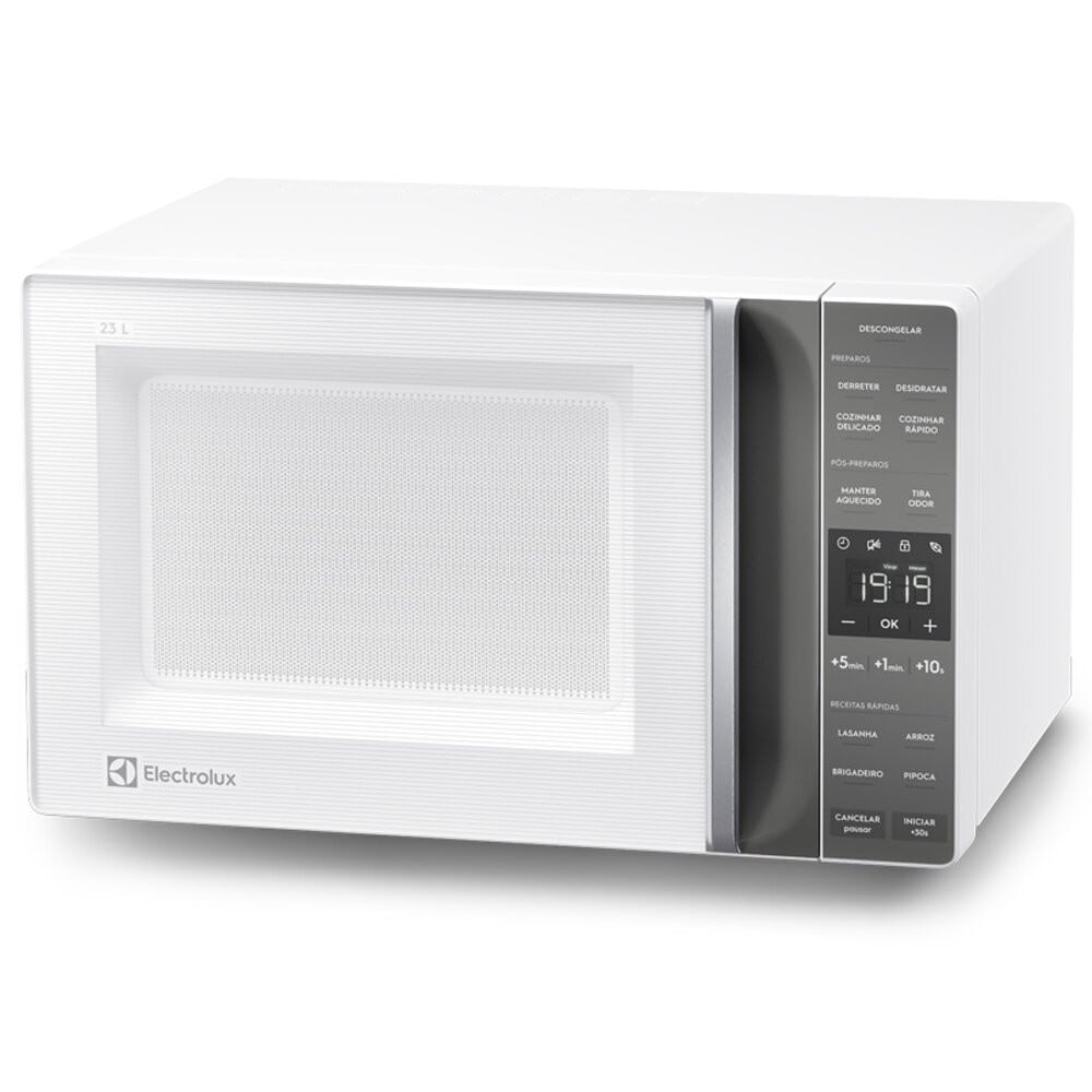 Micro-ondas Electrolux Efficient 23 Litros 4 Receitas ME23B Branco / 220V