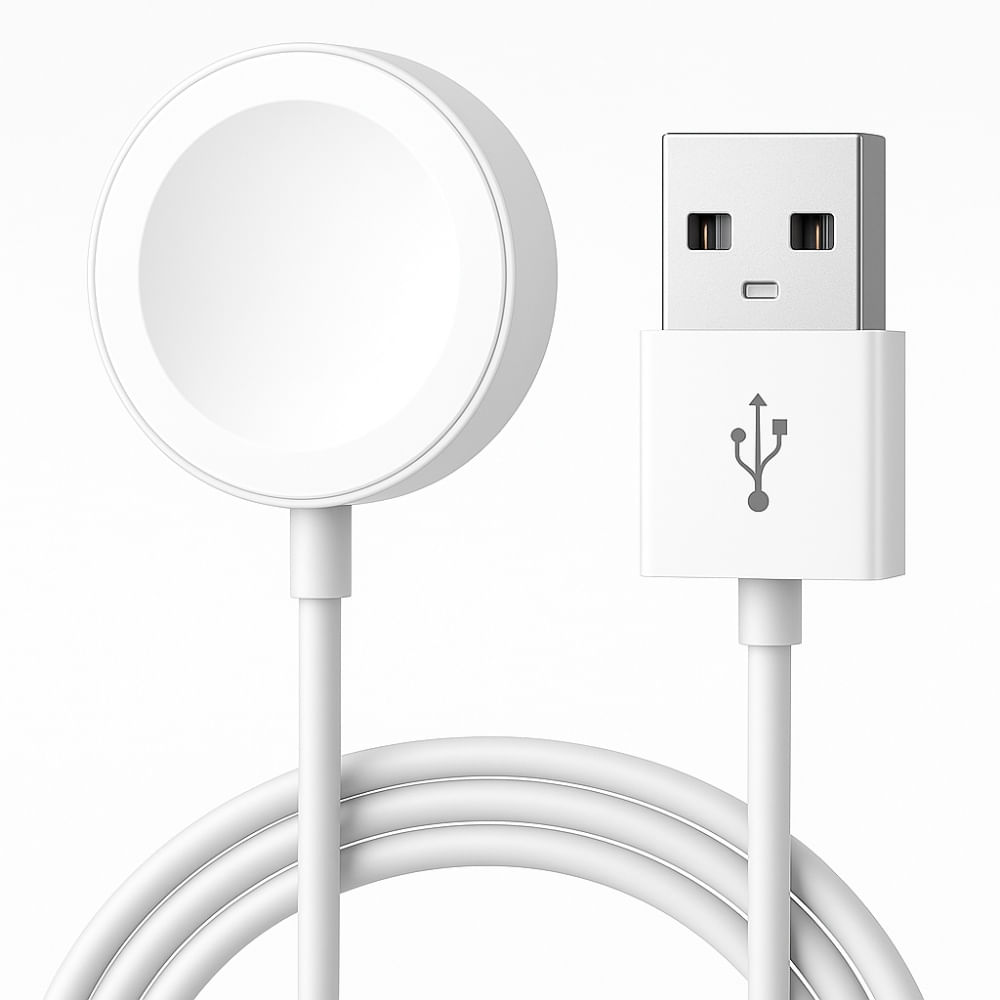 Carregador Magnético USB para Relógio Smartwatch 4 5 6 SE