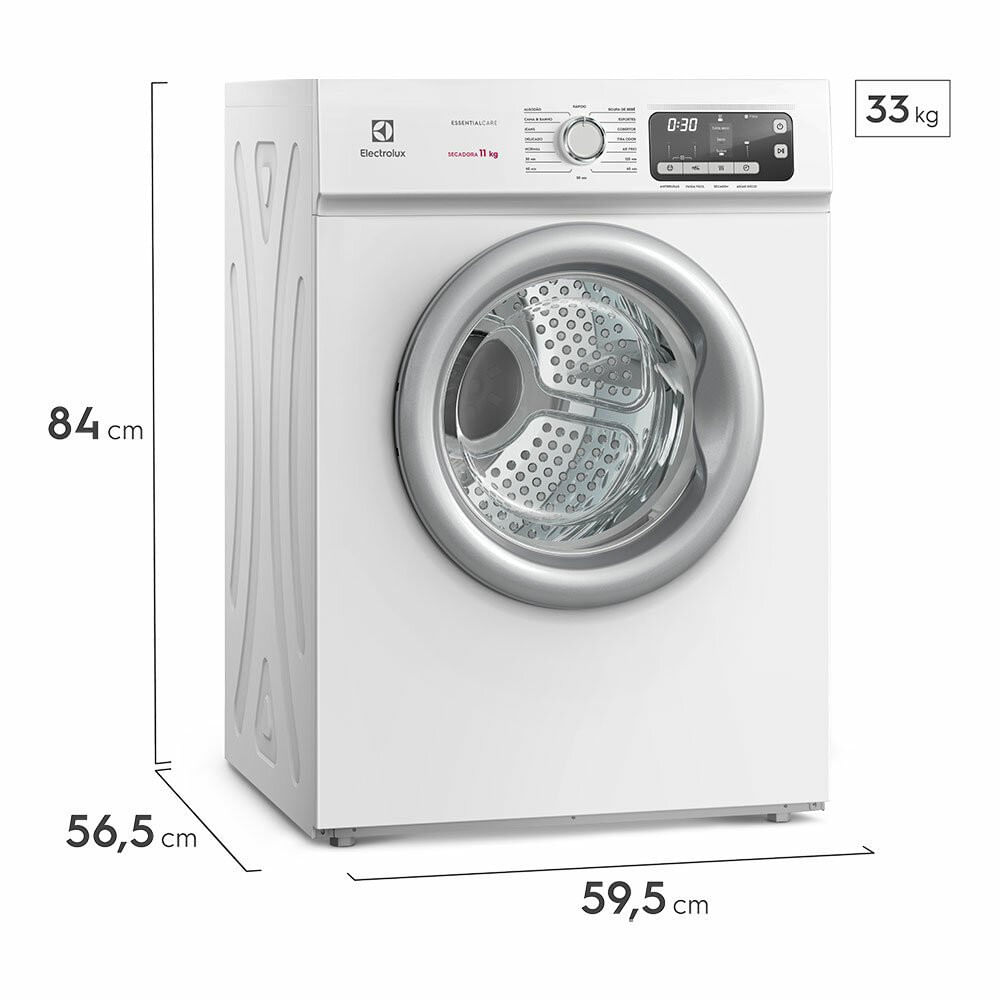 Secadora de Roupas Essential Care Electrolux 11 kg 16 Programas Branco / 110V