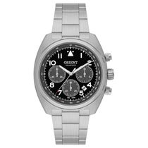 Relógio Orient Masculino Ref: Mbssc297 P2sx Solar Cronógrafo Prateado