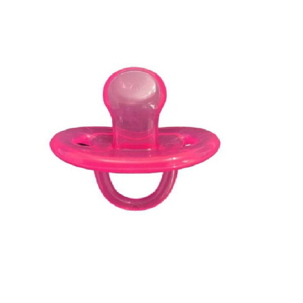 Chupeta Silicone Bico Ortodôntico Tam 2 Rosa - Lolly baby