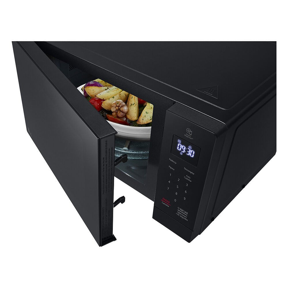 Micro-ondas LG NeoChef 30 litros, Limpa Fácil, MS3033 Preto / 110V