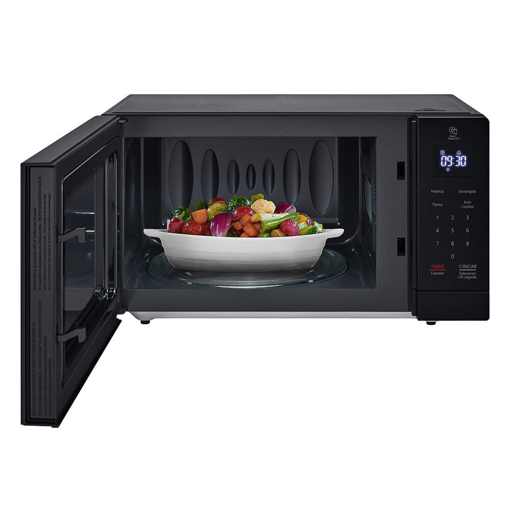Micro-ondas LG NeoChef 30 litros, Limpa Fácil, MS3033 Preto / 110V