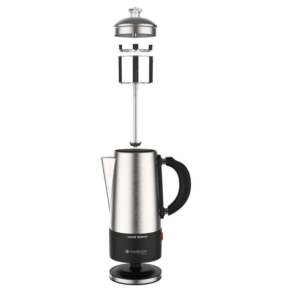 Cafeteira Gran Italiana 1,5 Litros com Filtro Medidor Cadence Inox / 110V