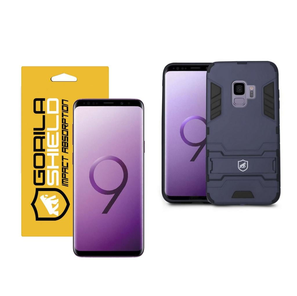 Kit Capa Armor e Película Nano Gel Dupla para Galaxy S9 - Gorila Shield
