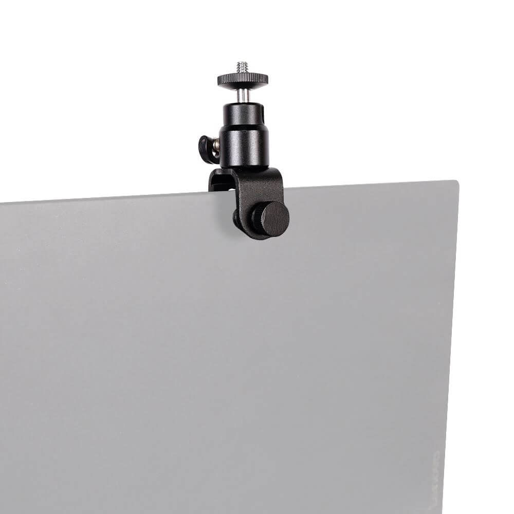 Encontraproduto.com.br - Suporte Clip para Notebook com Encaixe 1/4 Polegadas