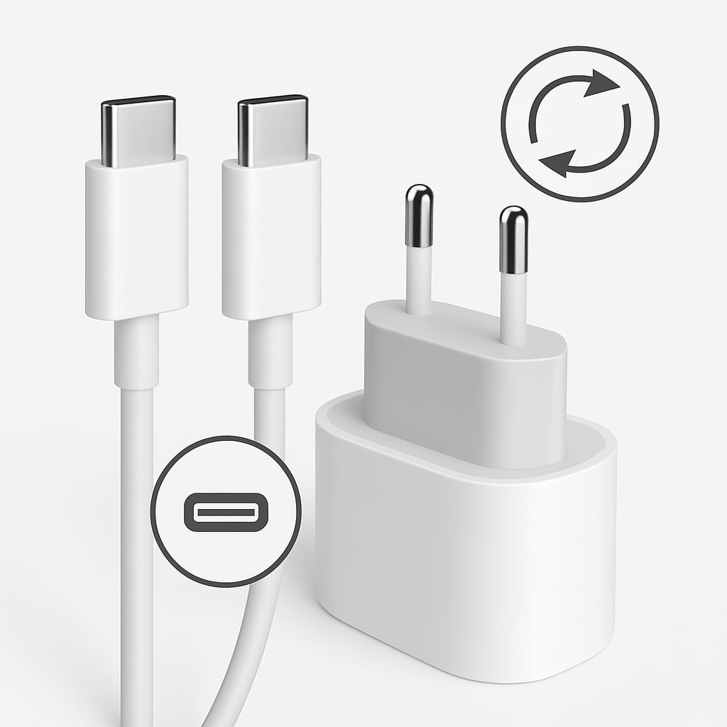 Carregador Celular Branco Compatível Com Edge 50 Ultra