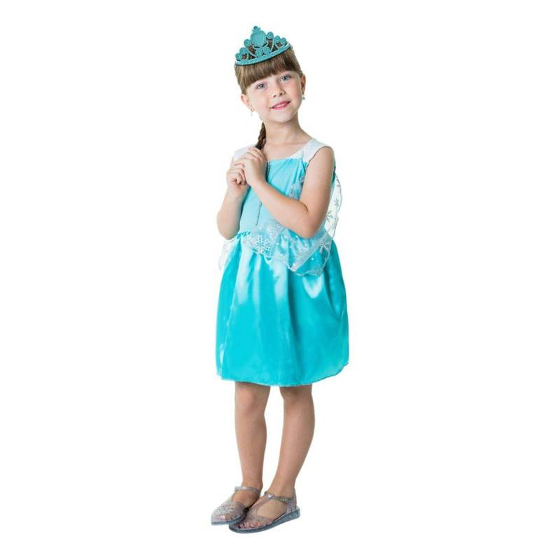 Kit Fantasia Infantil Princesa Fofa Tamanho GG 12 a 14 Anos