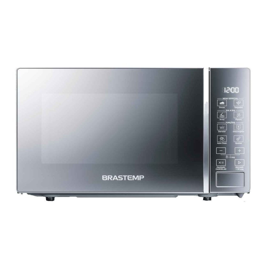 Microondas 20 Litros Espelhado BMS20AR Brastemp Inox / 110V