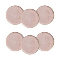 Conjunto de Pratos para Pão Bio Litchi 6 Peças Porto Brasil