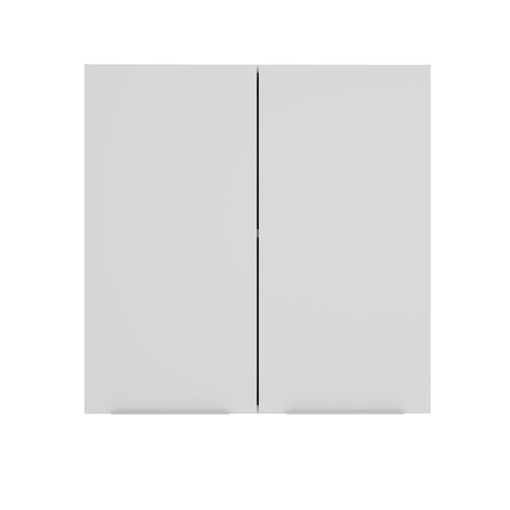 Armário Aéreo 70 cm 2 Portas Branco Stella Madesa Branco