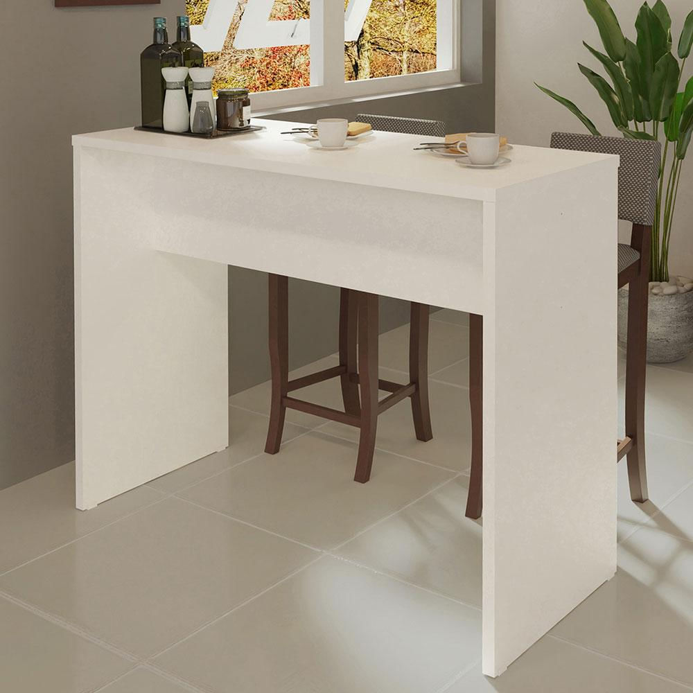 Bancada para Cozinha Madesa 115 cm - Branco