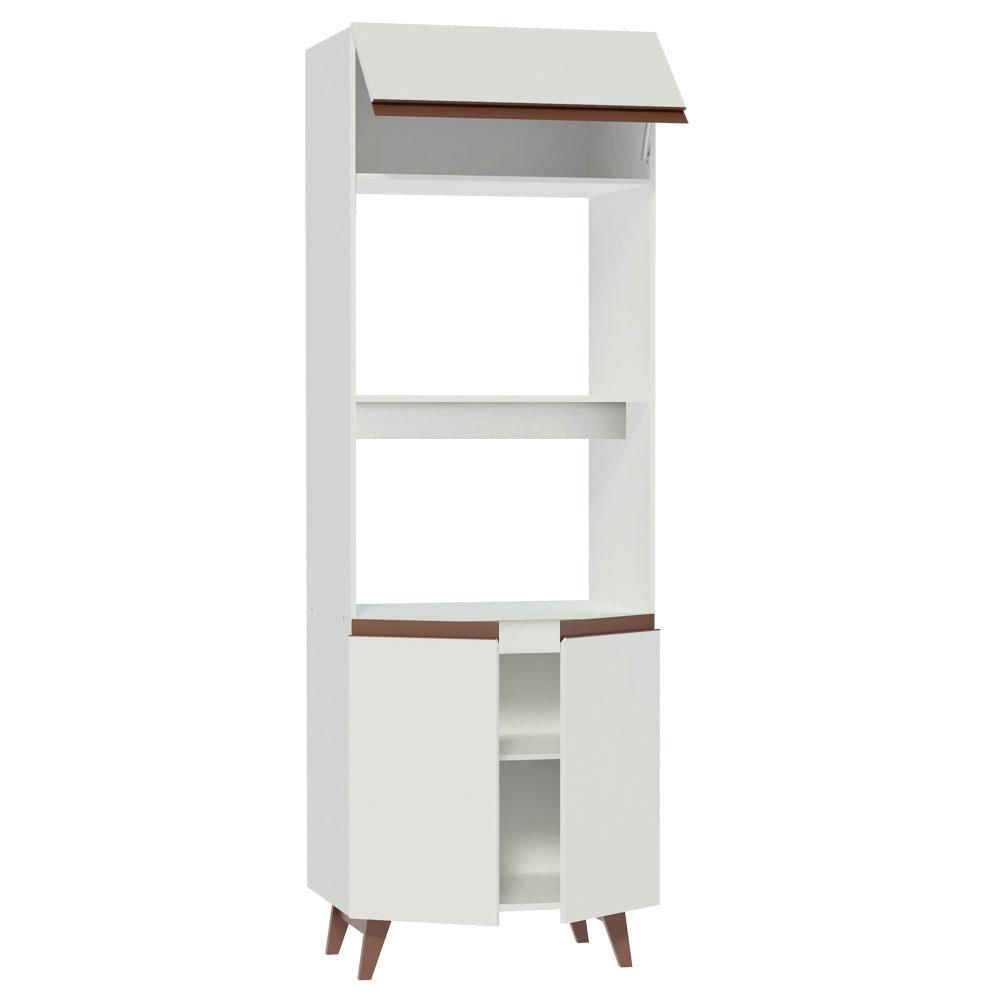 Torre Quente Madesa Reims 70 cm 3 Portas - Branco Branco