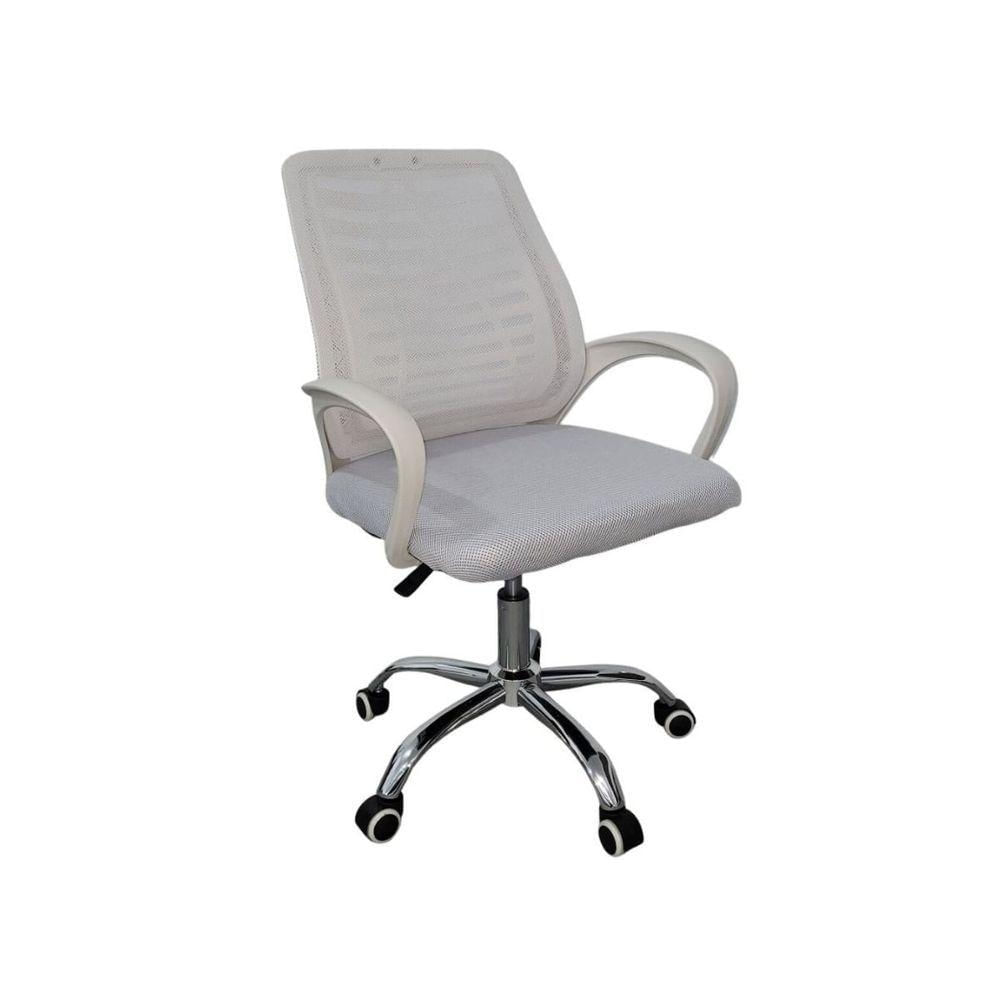 Cadeira de Escritório Esteira Tela Mesh Ergonômico Branco