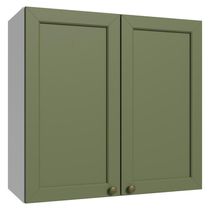 Armário Aéreo 70 Cm 2 Portas Vik Madesa Branco/verde