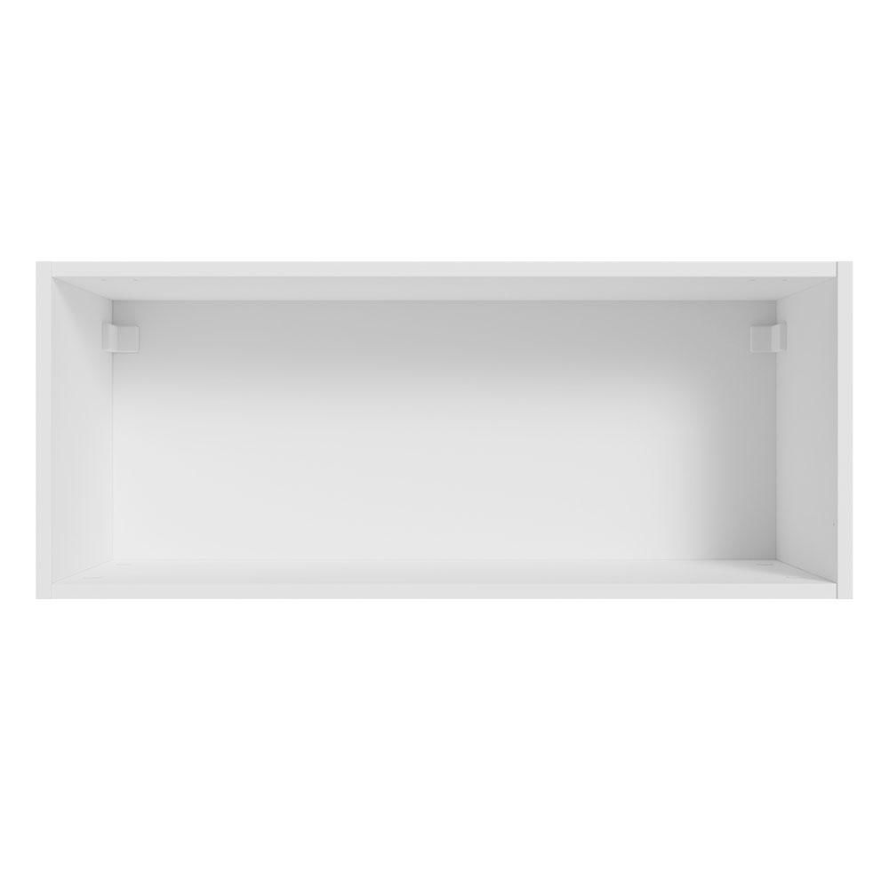 Armário Aéreo Multiuso 80cm 1 Porta Basculante Branco Agata Madesa Branco