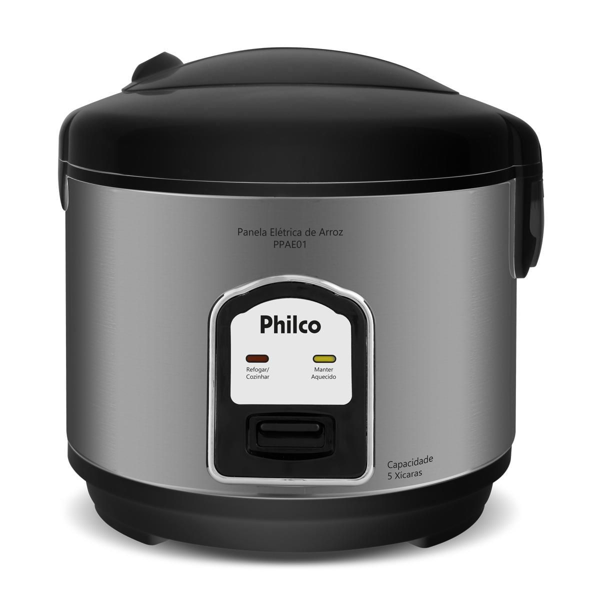 Panela de Arroz Elétrica Philco 5 Xícaras 1,6L PPAE01 127V