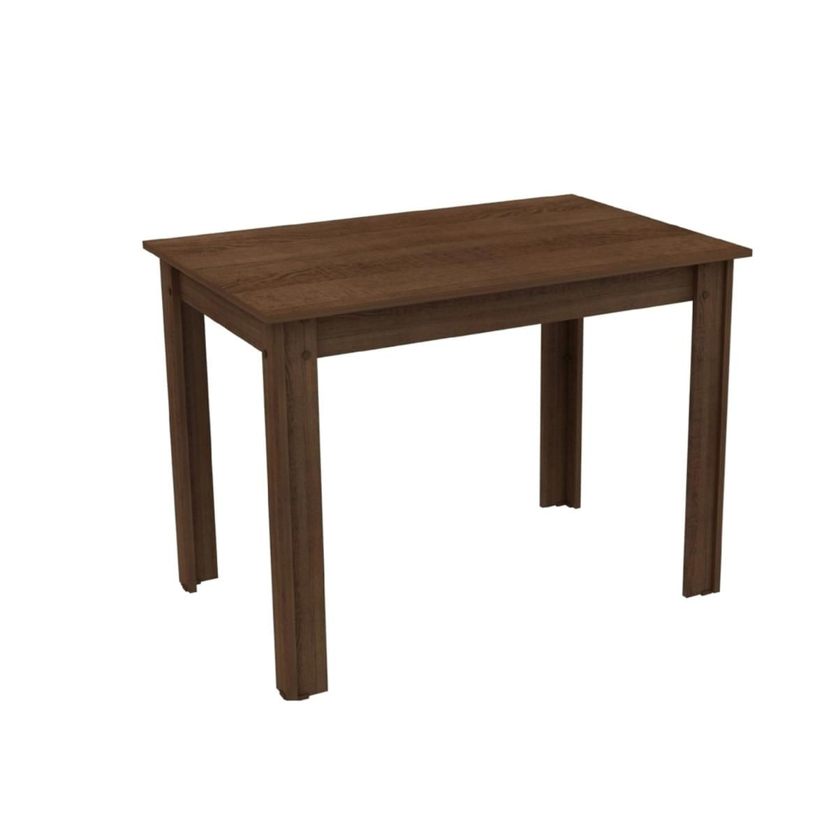 Mesa Madesa Retangular Tampo de Madeira 5258 Rustic