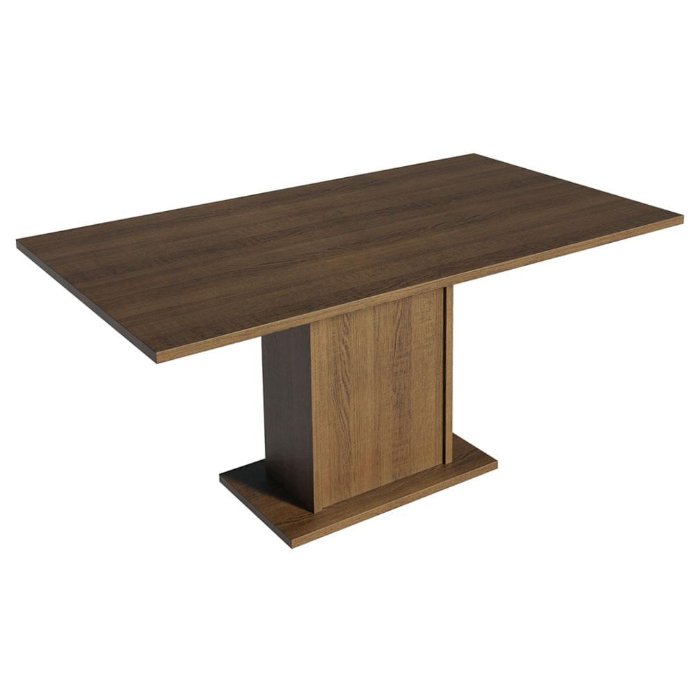 Mesa Madesa Retangular Tampo de Madeira 5275 Rustic Rustic