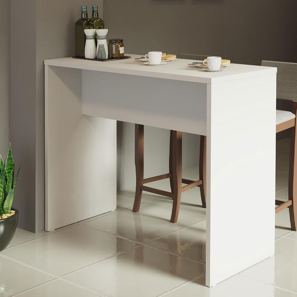 Bancada para Cozinha Reims Madesa 115 cm - Branco