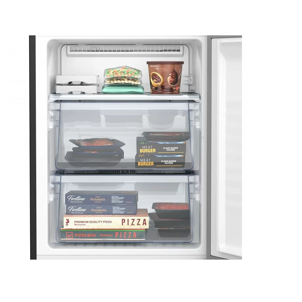 Refrigerador Panasonic Frost Free 397 Litros Black Glass Preto NR-BB41GV1BB – 220 Volts 220 Volts