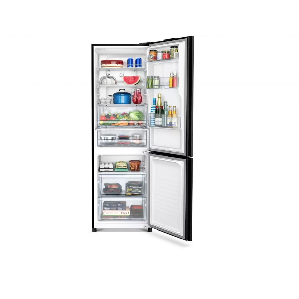 Refrigerador Panasonic Frost Free 397 Litros Black Glass Preto NR-BB41GV1BB – 220 Volts 220 Volts