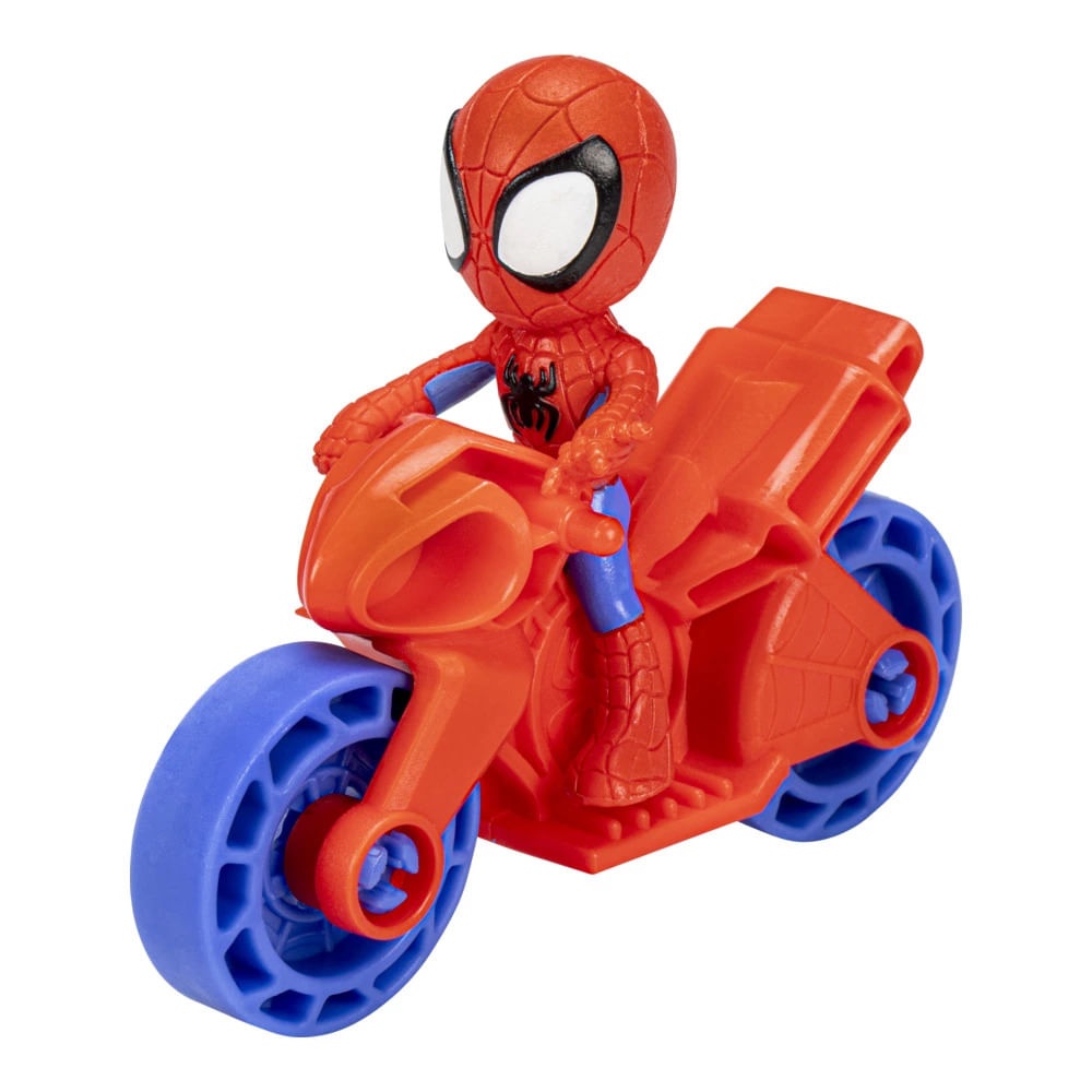 Boneco Homem-Aranha com Moto Hasbro Marvel Spidey and His Amazing Friends