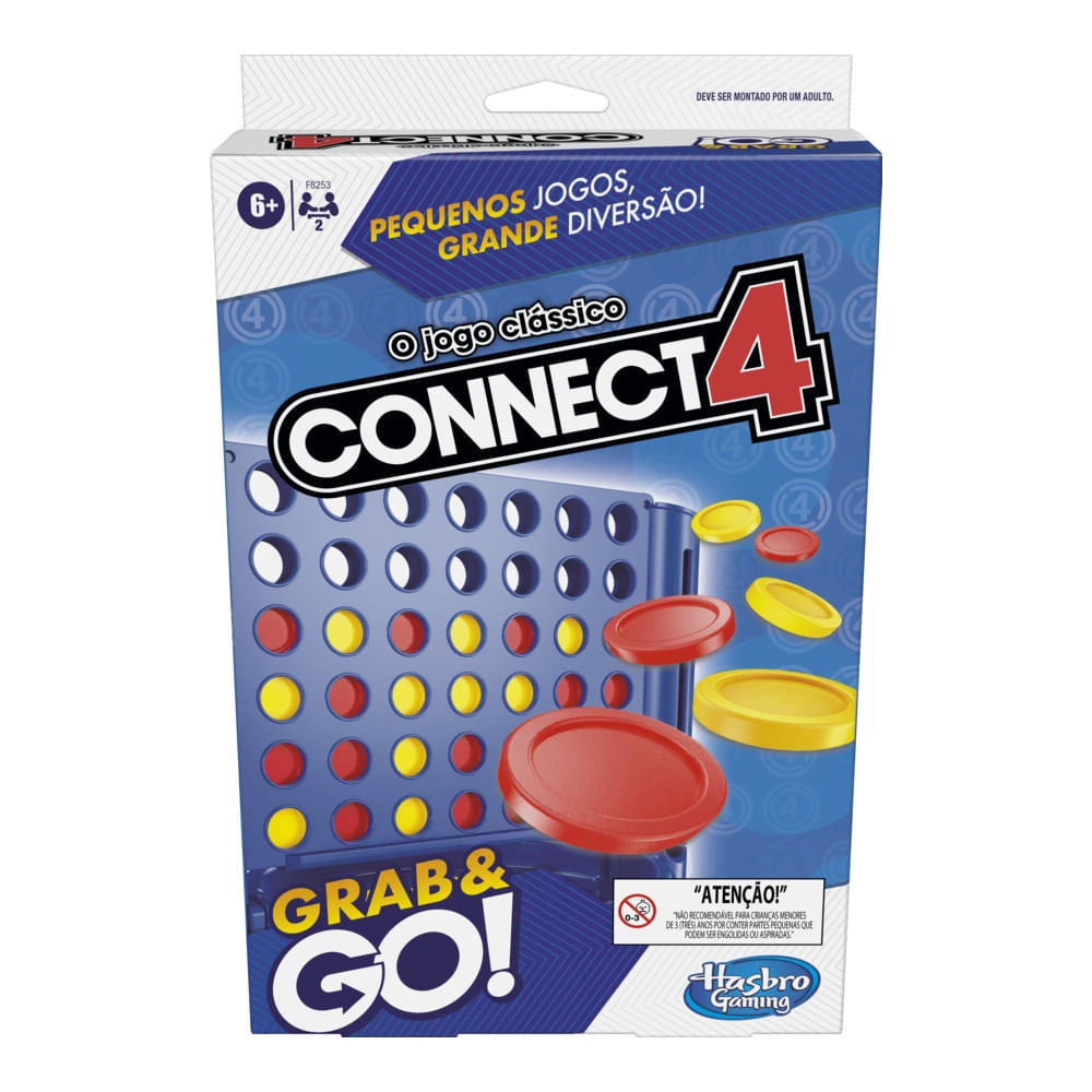 Jogo Hasbro Grab and Go Connect 4