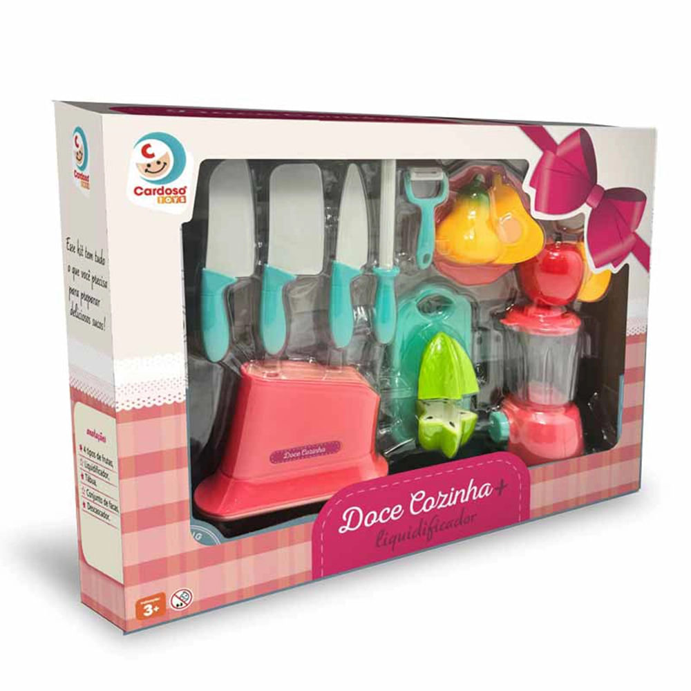 Brinquedo Liquidificador Doce Cozinha Cardoso Plus