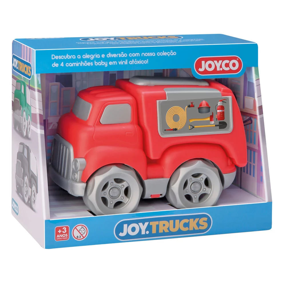 Carrinho de Bombeiro Bambola Joy.Trucks