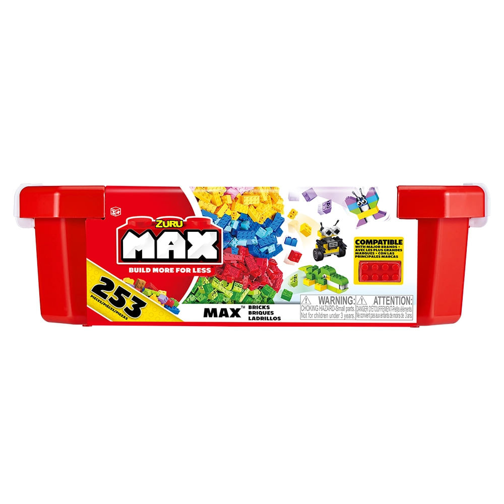 Blocos de Montar Candide Max Construction com 253 Peças