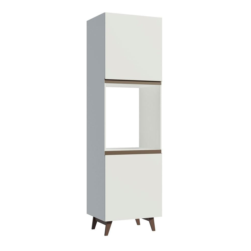 Torre-Quente Madesa Reims 60 cm 2 Portas - Branco