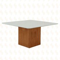 Mesa De Jantar Mdf Laminado - Alice-0,90x0,90m - Art Salas