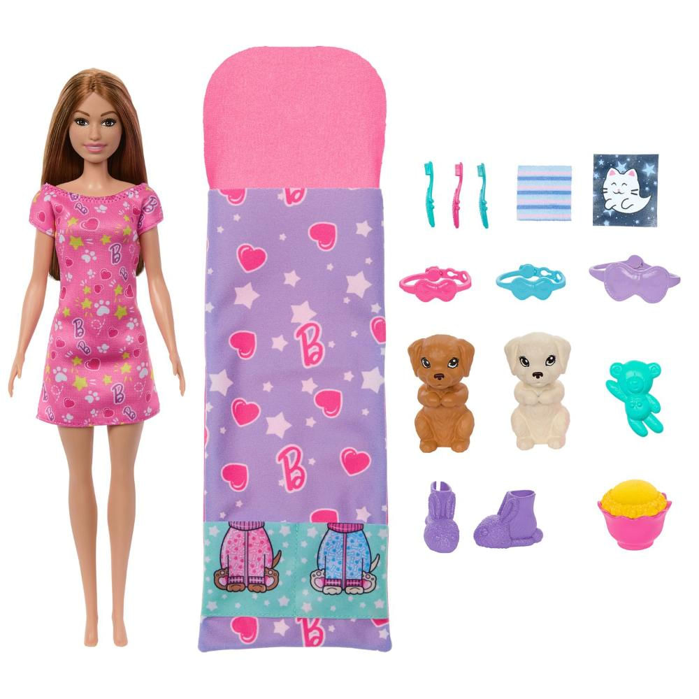 Barbie Festa do Pijama com Cachorrinhos - Mattel