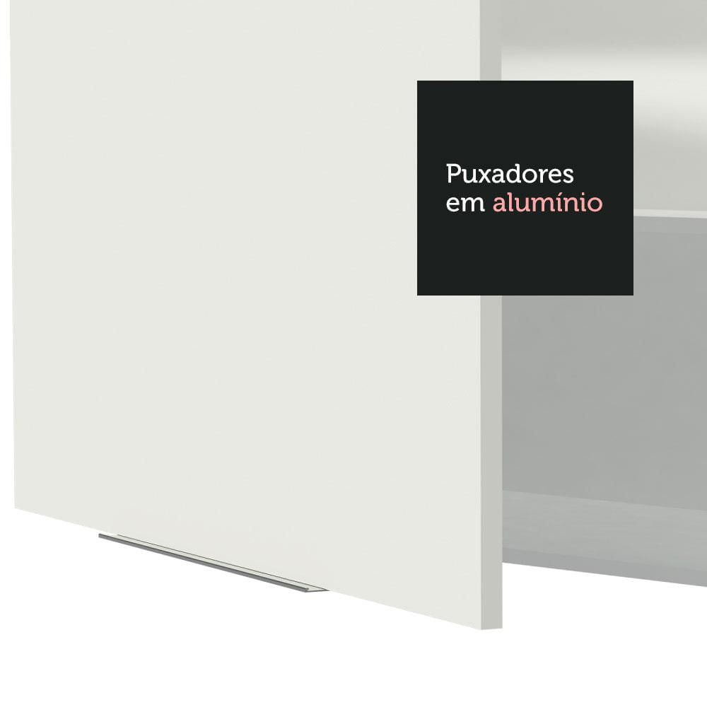 Armário Aéreo de Cozinha Madesa Stella 70 cm 1 Porta Basculante - Branco Branco