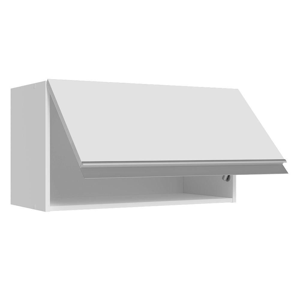 Armário Aéreo 100% MDF 60 cm 1 Porta Basculante Branco Smart Madesa Branco