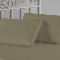Fronha Nobre 1 Peça 50cm X 70cm Malha 100% Algodão - Avelã