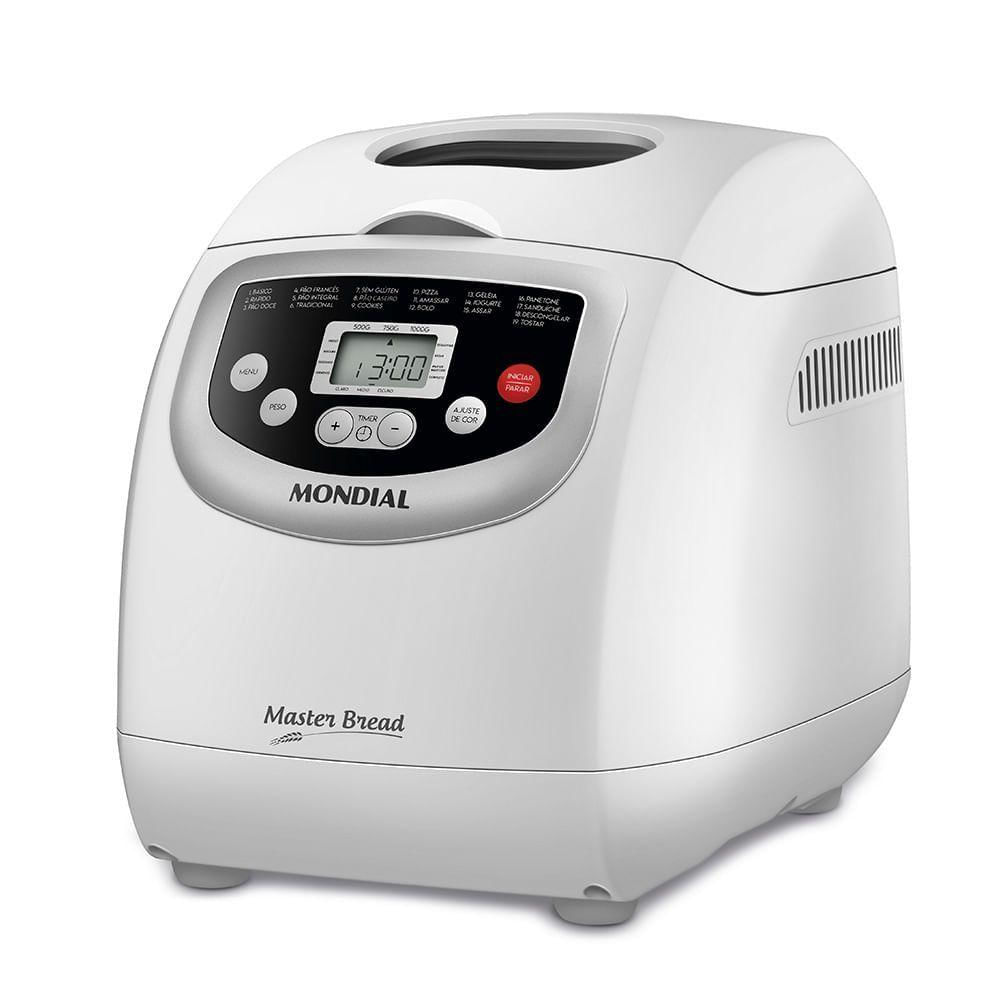 Panificadora Automática Mondial Master Bread Branco NPF-54 220V