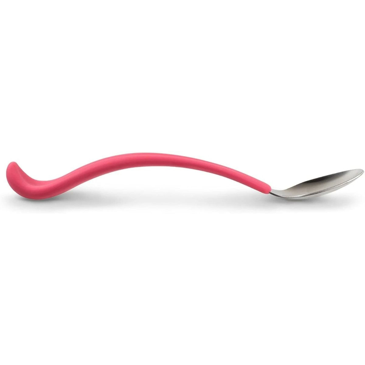 Colher Sobremesa Infantil Língua Divertida Aço Inox E Silicone Licketyspoon