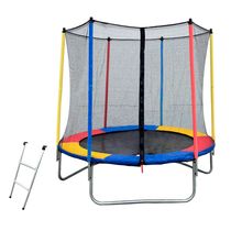 Cama Elástica Play & Fun Colorida 2,44x1,80cm