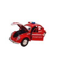 Netcar Metal Fusca Fricção Bombeiro 1/32 - Net Toy