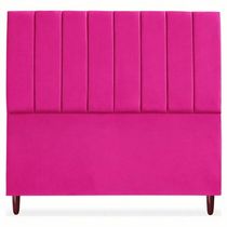 Cabeceira De Cama Box Carla Casal King 195 Cm Oxford Rosa Pink Do Lar Móveis E Decoração