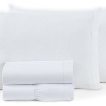 Jogo De Cama Montreal Casal King 4 Peças Percal 150 Fios 100% Algodão - Branco